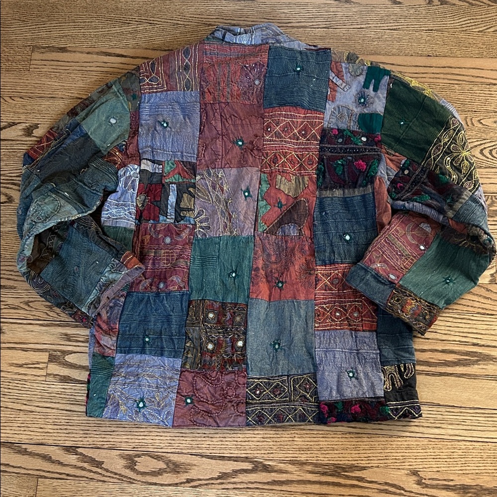 Chico's Multicolor Patchwork Jacket NWT - image 3